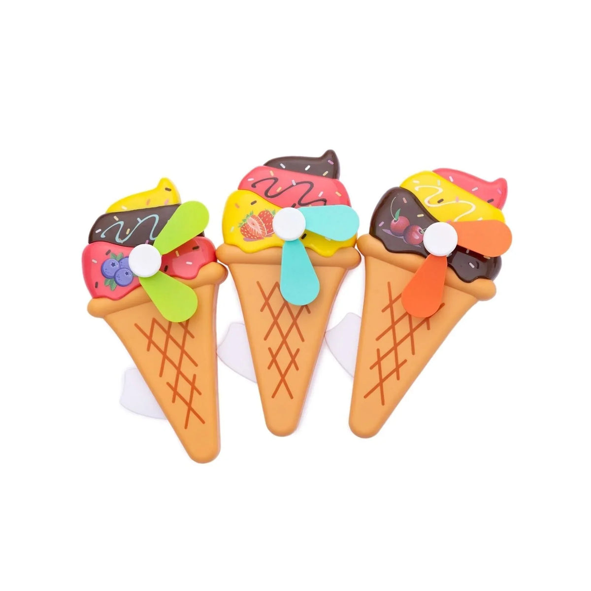 HZTB Ice Cream Big Hand Fan Assorted