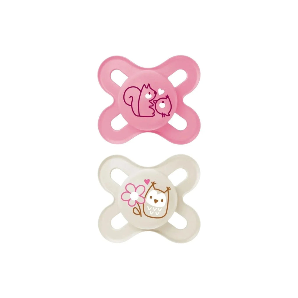 MAM Original Start Soother 0-2 months Pack of 2 - Pink