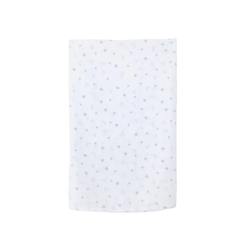 Mollia Star Print Muslin Baby Blanket (90 x 110 cm) - Ecru