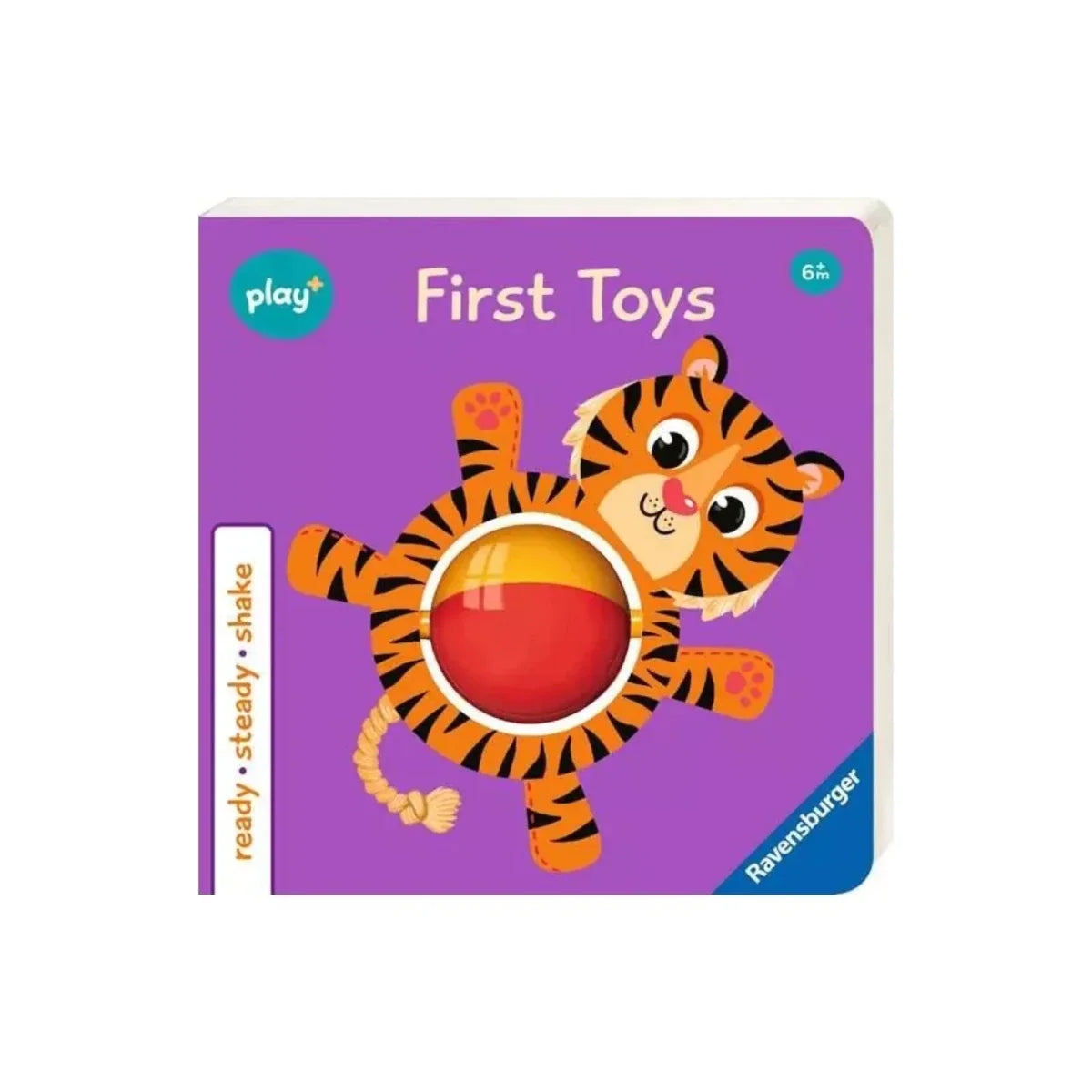 Play+ Ready Steady Shake Rattle Book - First Toy