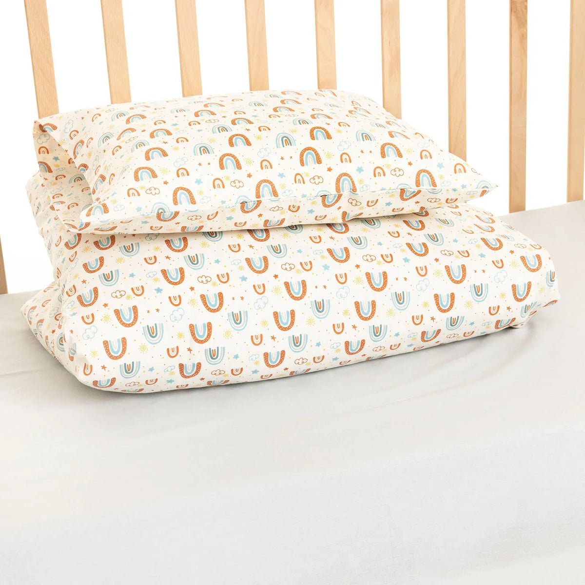 Little Dreams Rainbow Print Baby Duvet Cover Set (100 x 150 cm)