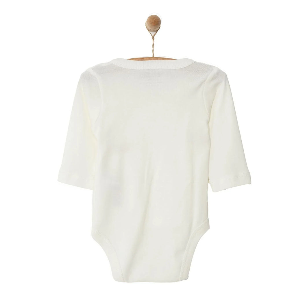 HelloBaby Envelope Neck Long Sleeve Baby Bodysuit (Newborn to 9 Months)