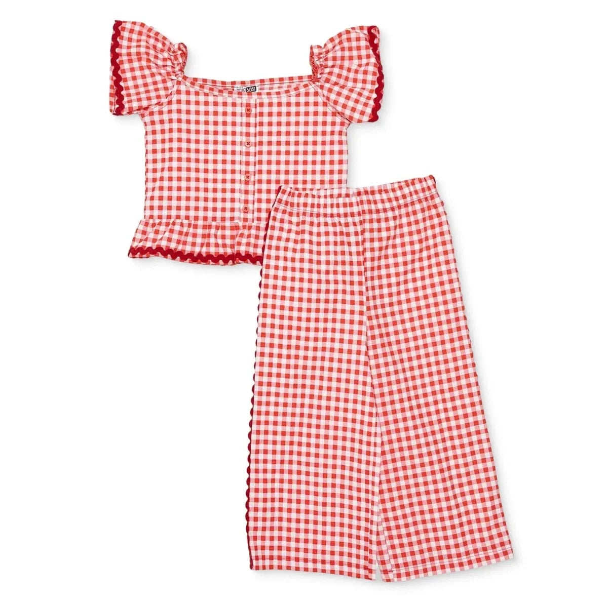 HelloBaby Short Sleeve Baby Top & Trousers Set (3-6 Months to 4-5 Years) - Pink