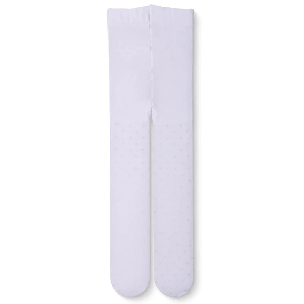 HelloBaby Polka Dot Baby Tights (6-12 Months to 3-4 Years) - White Printed