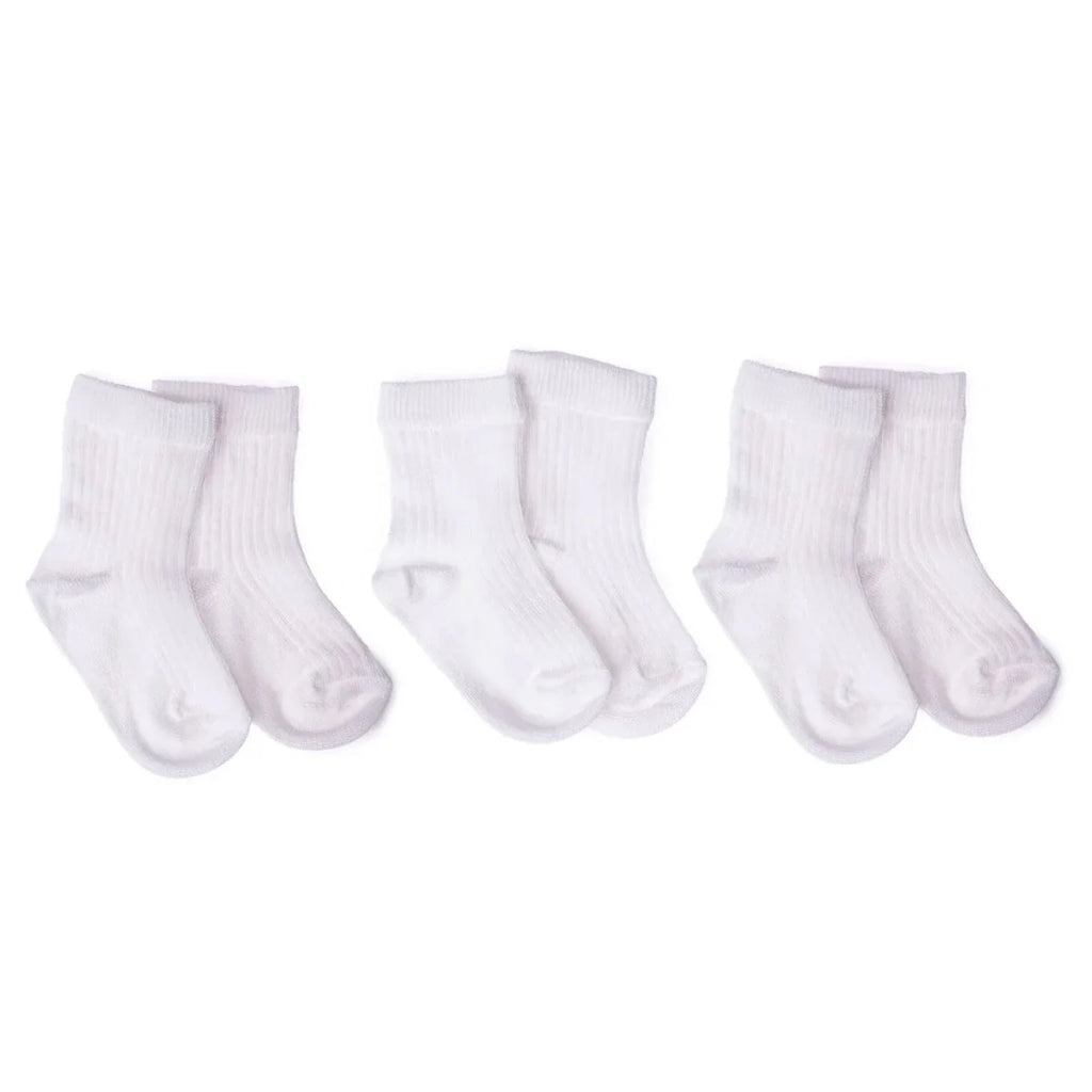 HelloBaby 3 Pack Plain Long Ankle Baby Socks (Newborn to 4-5 Years)