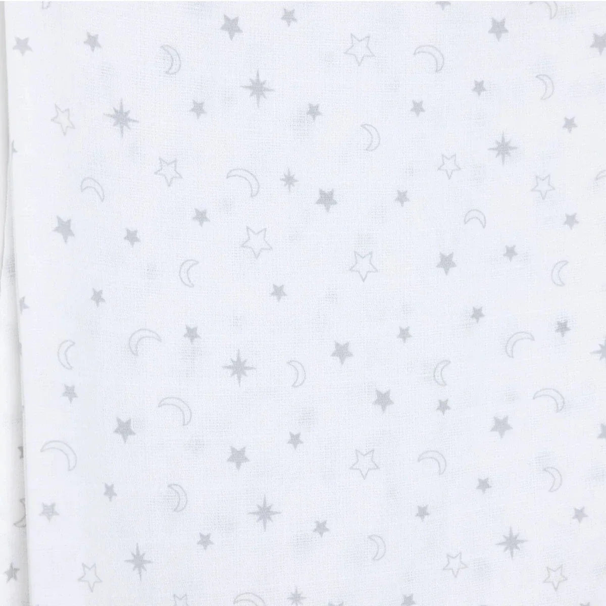 Mollia Star Print Muslin Baby Blanket (90 x 110 cm) - Ecru