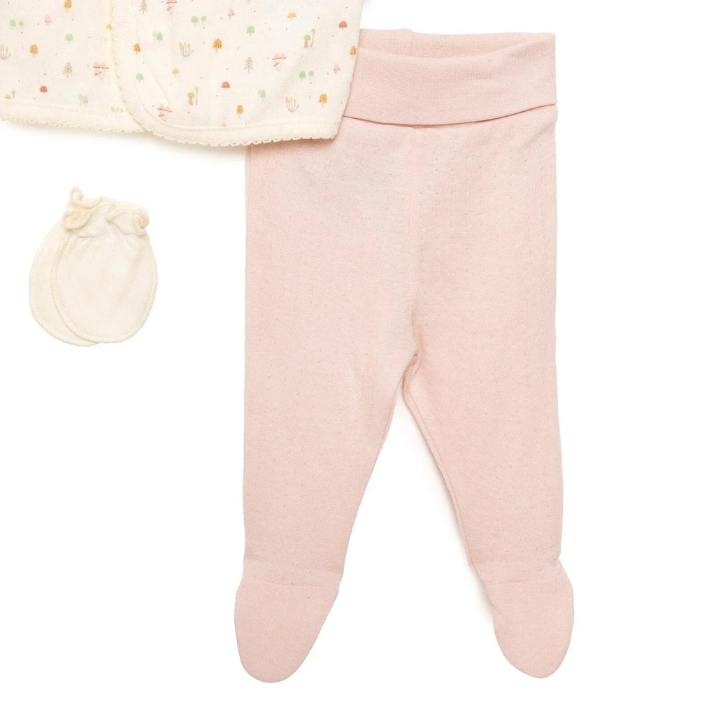 Bebetto 5 Piece V Neck Baby Hospital Bag Set (Newborn)