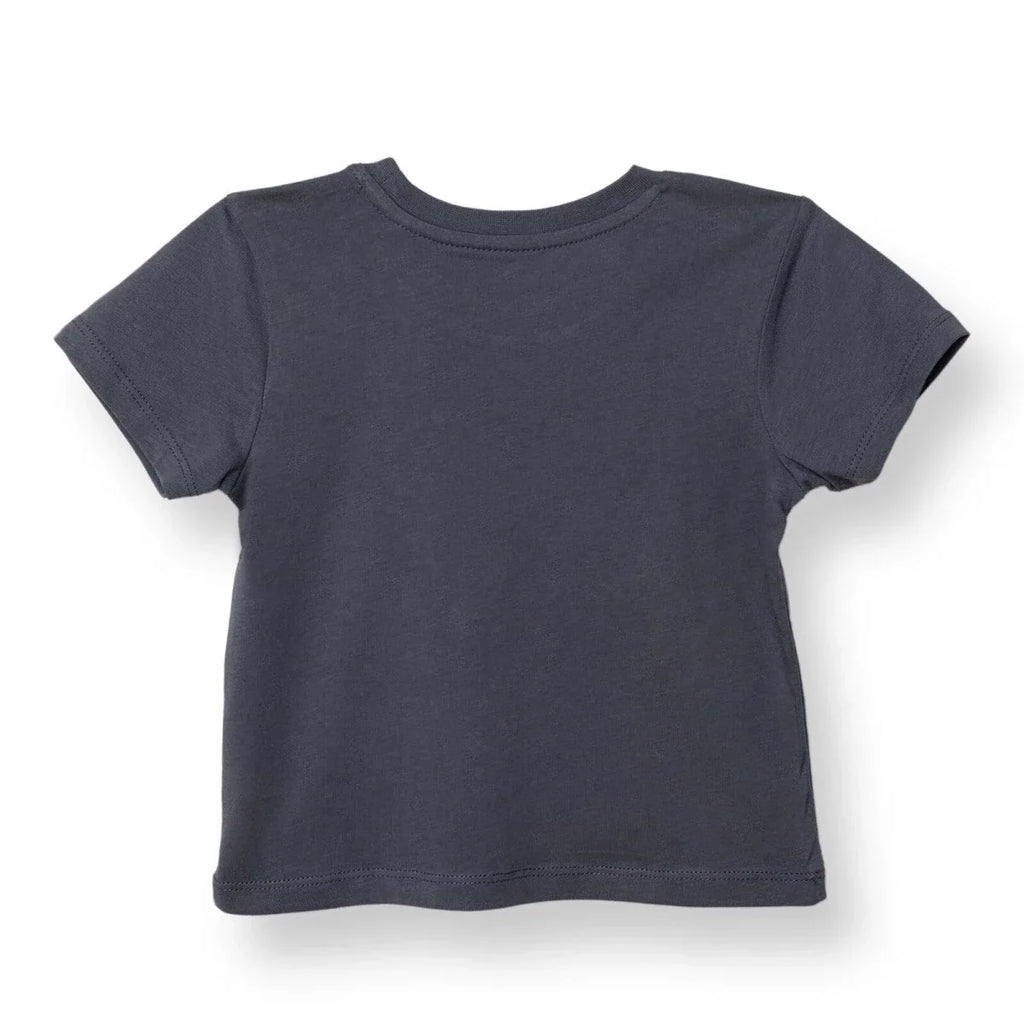HelloBaby Short Sleeve Jersey Baby T-Shirt (3-6 Months to 3-4 Years) - Charcoal