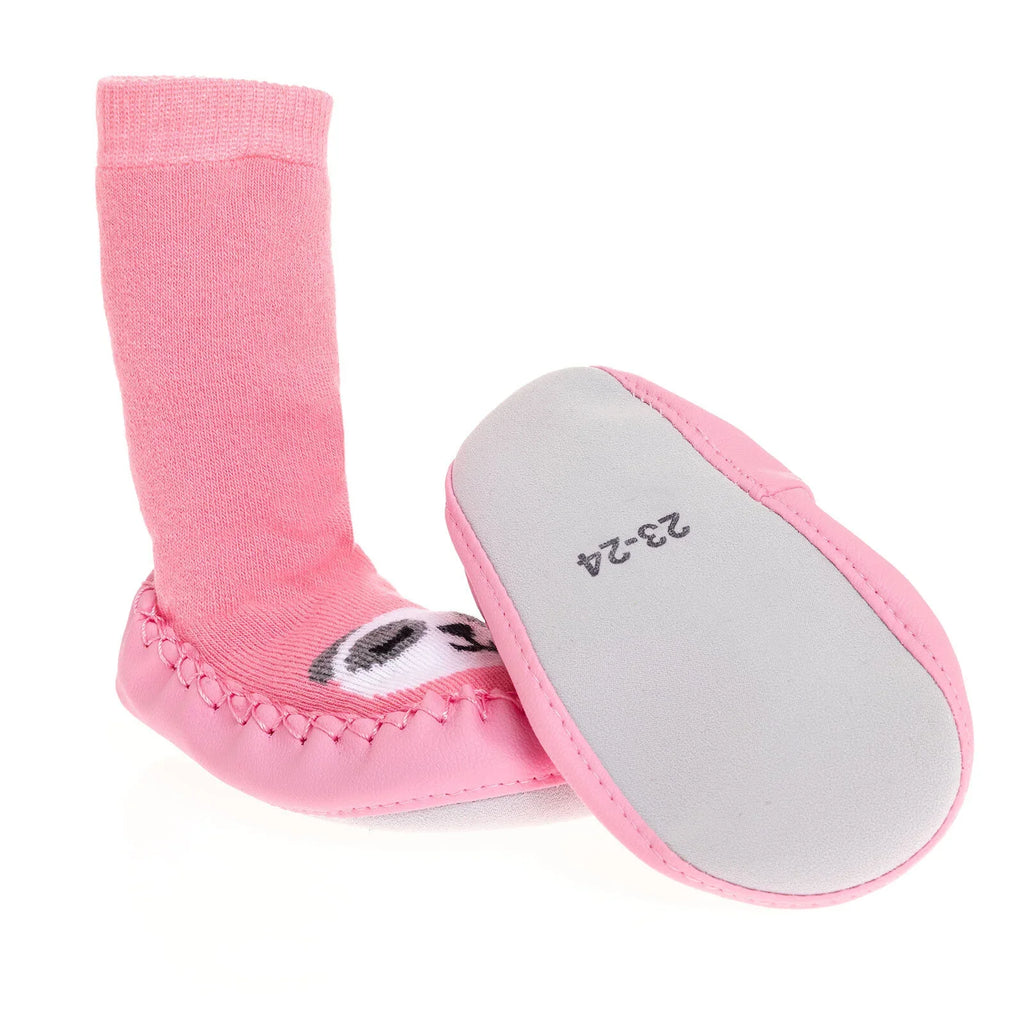 Minissa Panda Print Slipper Baby Socks