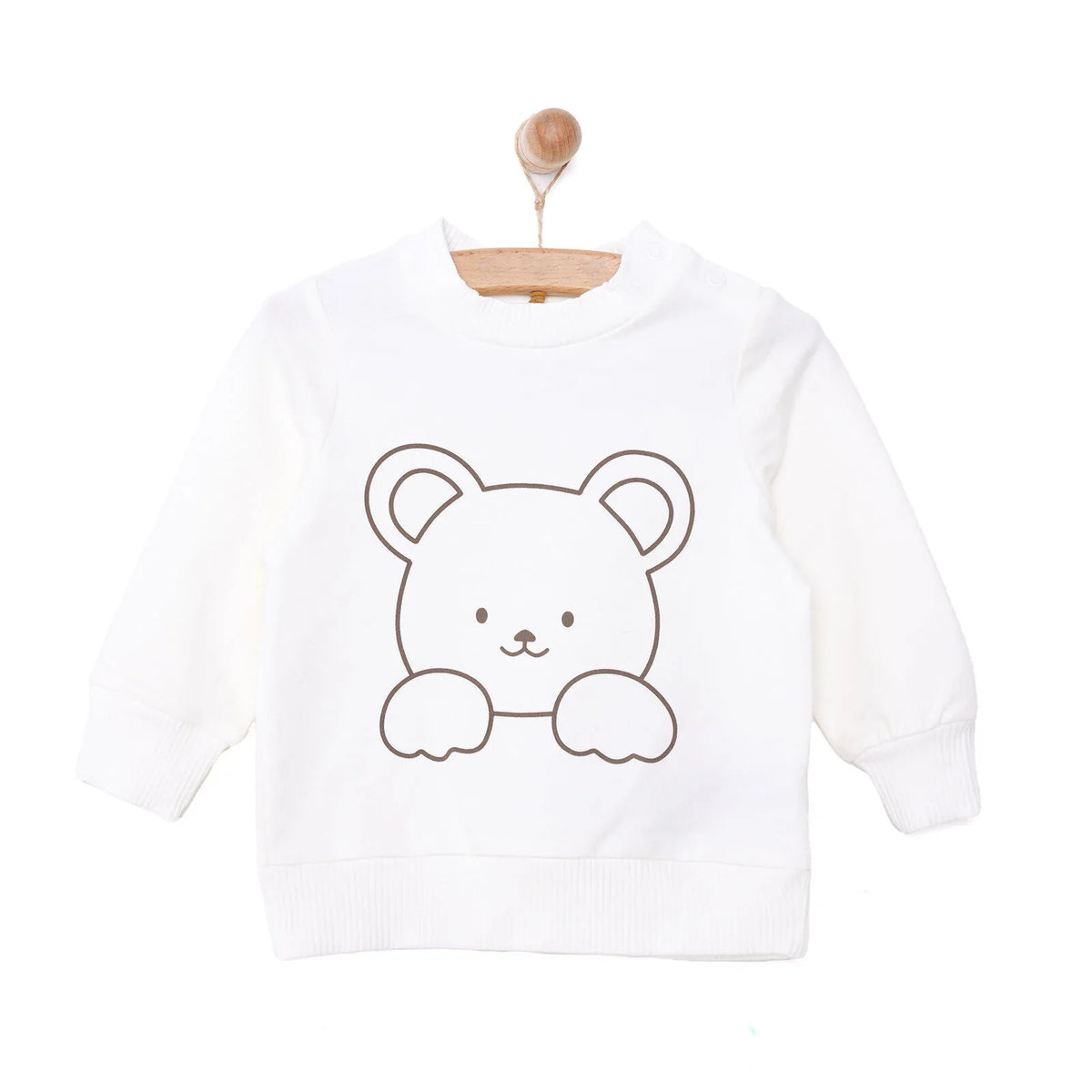 HelloBaby Cat Print Baby Sweatshirt (3 Months to 12 Months)