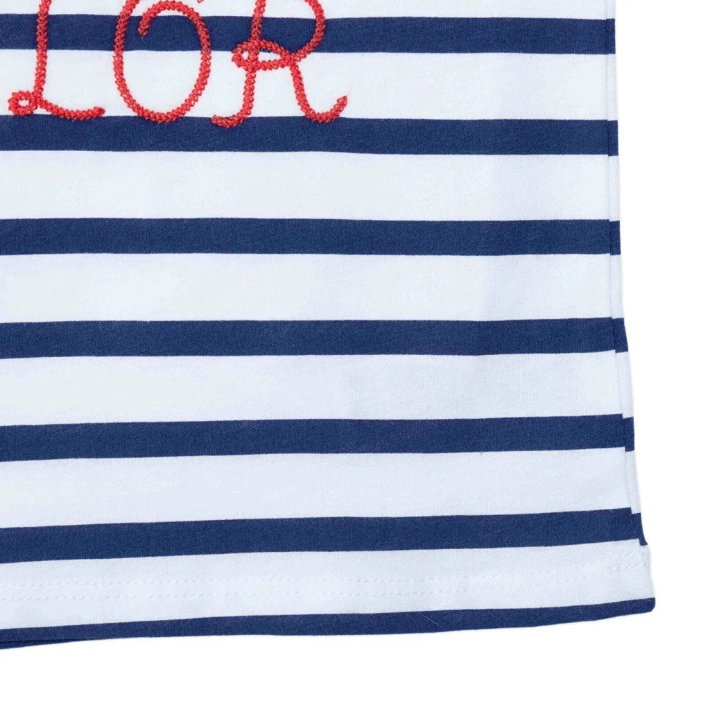 HelloBaby Printed Short Sleeve Jersey Baby T-Shirt (3-6 Months to 4-5 Years) - Navy Printed