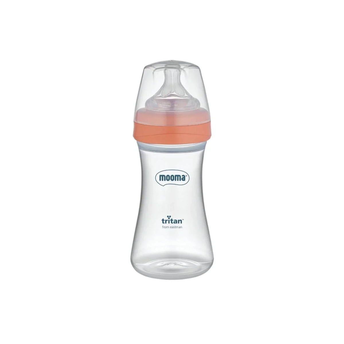 Mooma Neutra Tritan Bottle Fast Flow 18+ months 250ml - Coral Pink