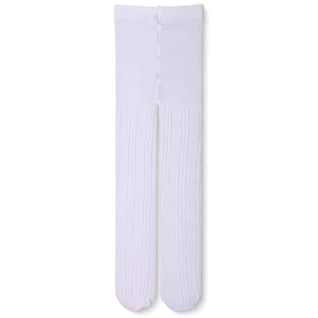 HelloBaby Cable Knit Baby Tights (6-12 Months to 4-5 Years) - White