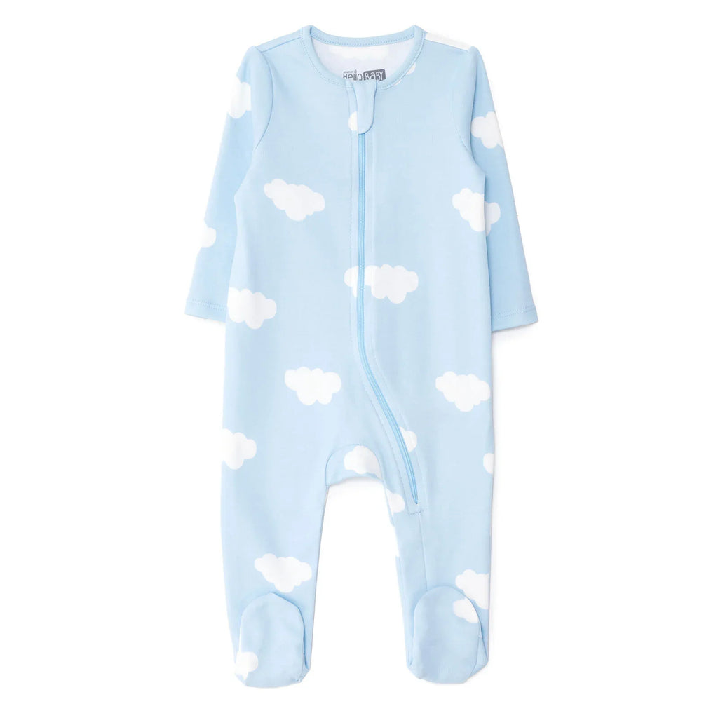 HelloBaby Long Sleeve Baby Sleepsuit with Feet (Newborn to 9 Months)