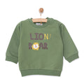 HelloBaby "Lion Roar" Slogan Brushed Loopback Baby Sweatshirt (6 Months to 5 Years)