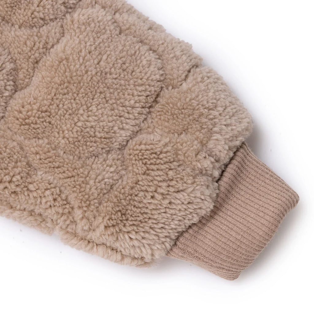 Midimod Hooded Fleece Footless Baby Pramsuit (3 Months to 12 Months)