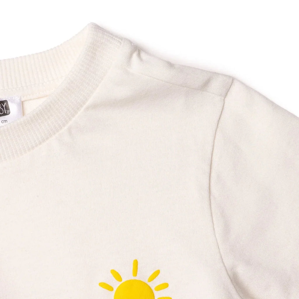 HelloBaby Short Sleeve Jersey Baby T-Shirt & Shorts Set (6-9 Months to 4-5 Years) - White