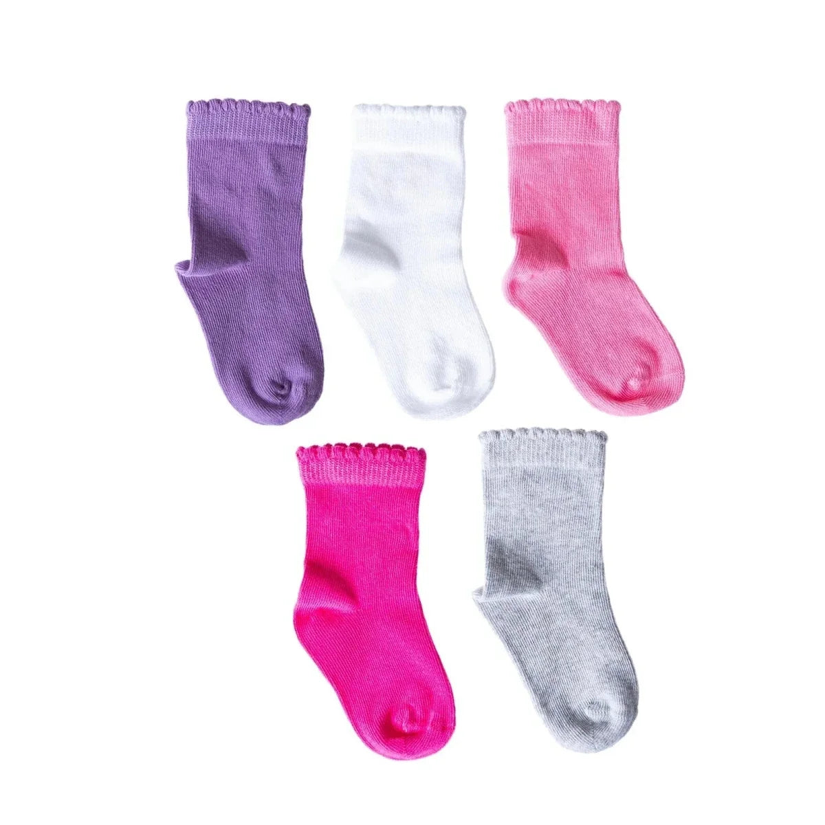 HelloBaby 5 Pack Sky Print Ankle Baby Socks (Newborn to 4-5 Years)