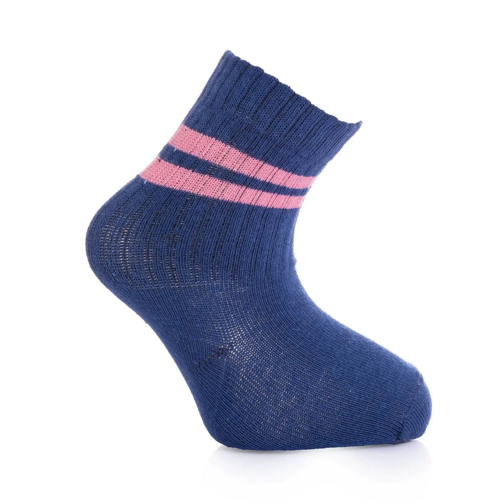 HelloBaby 3 Pack Mummy & Daddy Print Ankle Baby Socks (Newborn to 3-4 Years)
