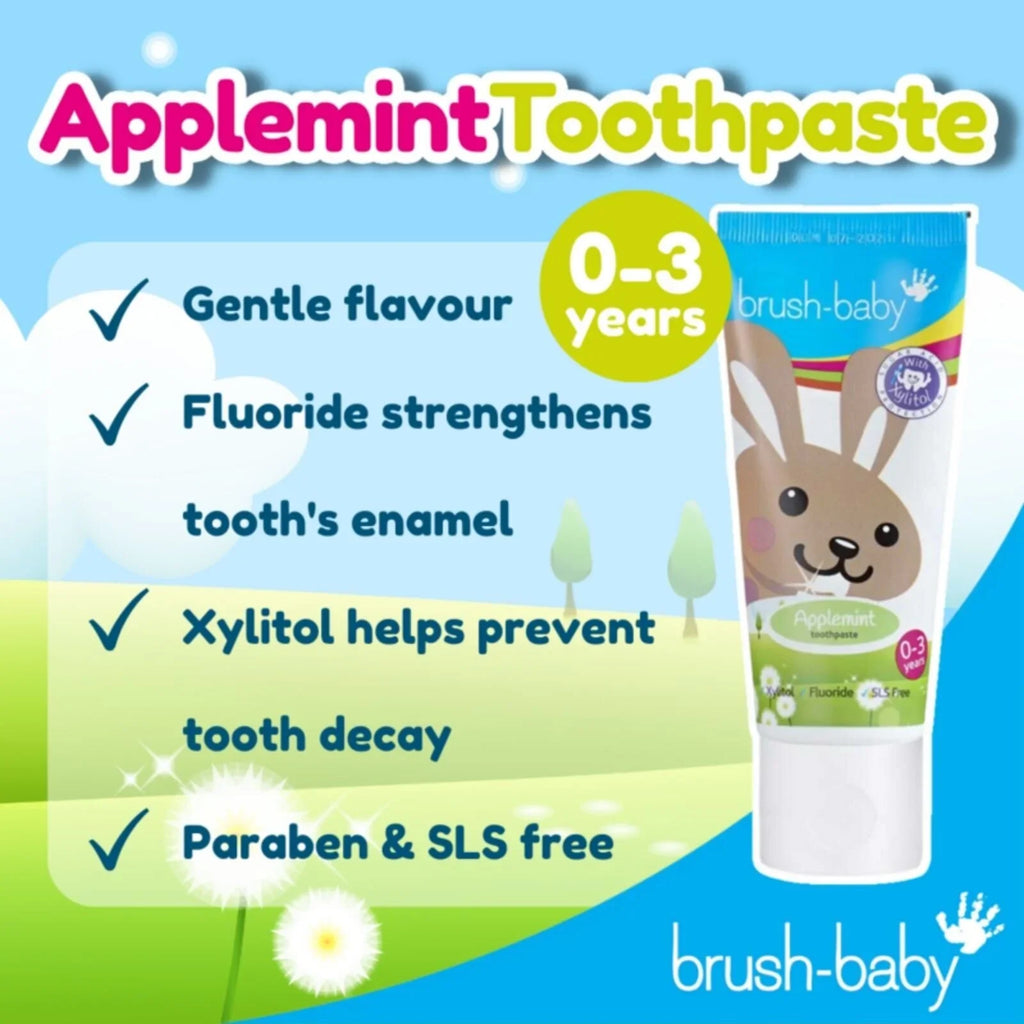 brush-baby Applemint Toothpaste 0-3 years 50ml
