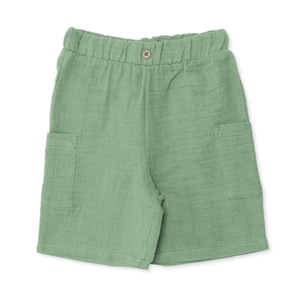 HelloBaby Muslin Baby Shorts (6-9 Months to 3-4 Years) - Khaki