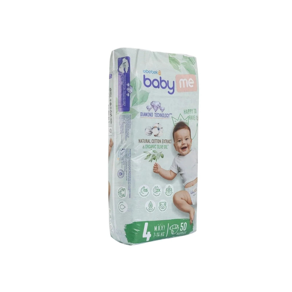 baby me Maxi Size 4 nappies - 50 nappies