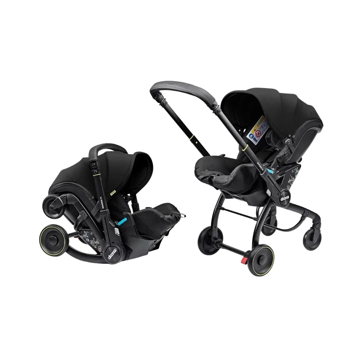 Doona X Infant Car Seat & Stroller - Nitro Black