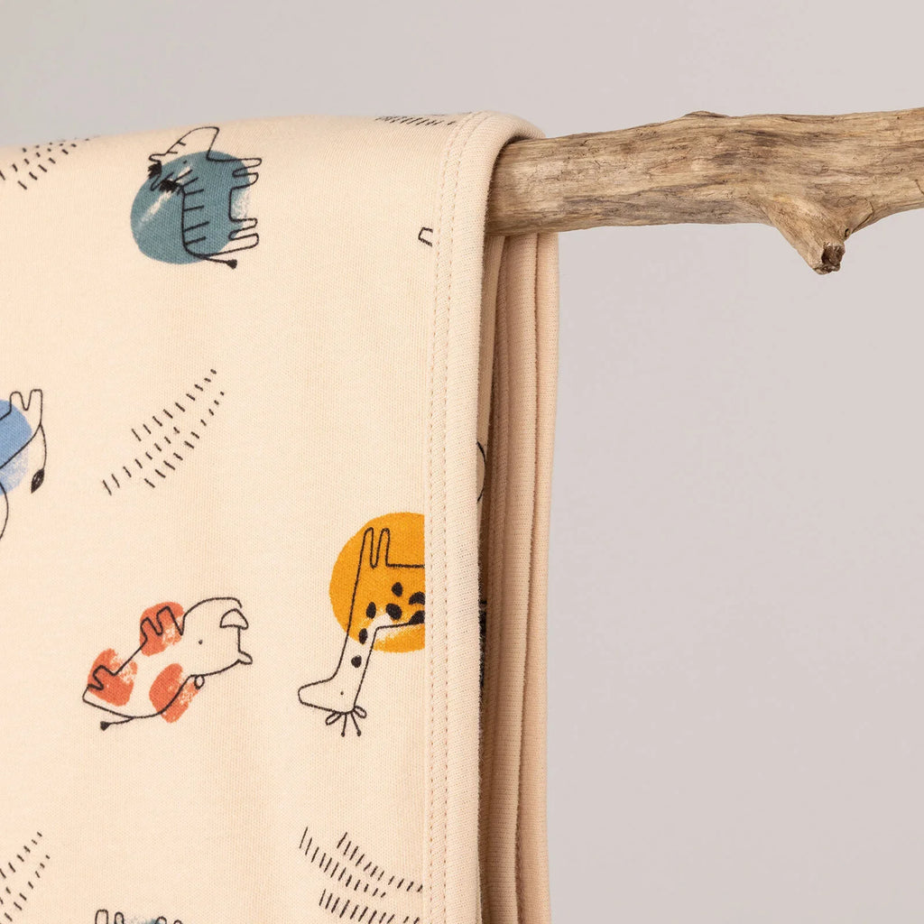 Little Dreams Printed Single Jersey Baby Blanket (80 x 80 cm)