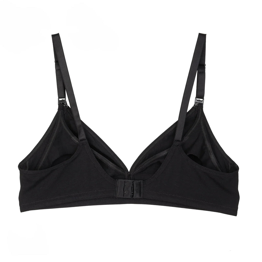 Baby Mom Bow Detail Women's Jersey Non-Padded Nursing Bra