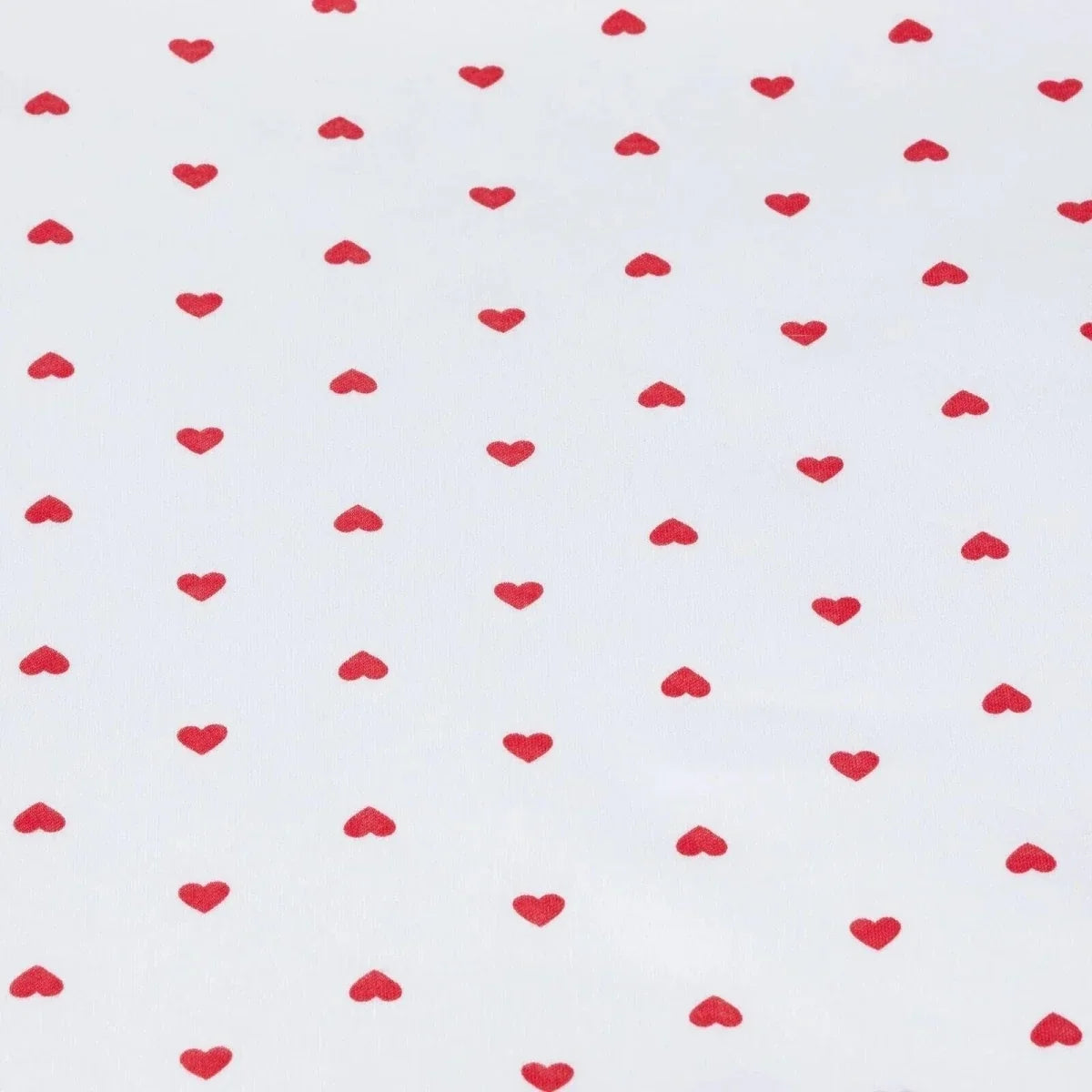 Bebecix Heart Print Jersey Baby Blanket (80 x 90 cm) - Ecru