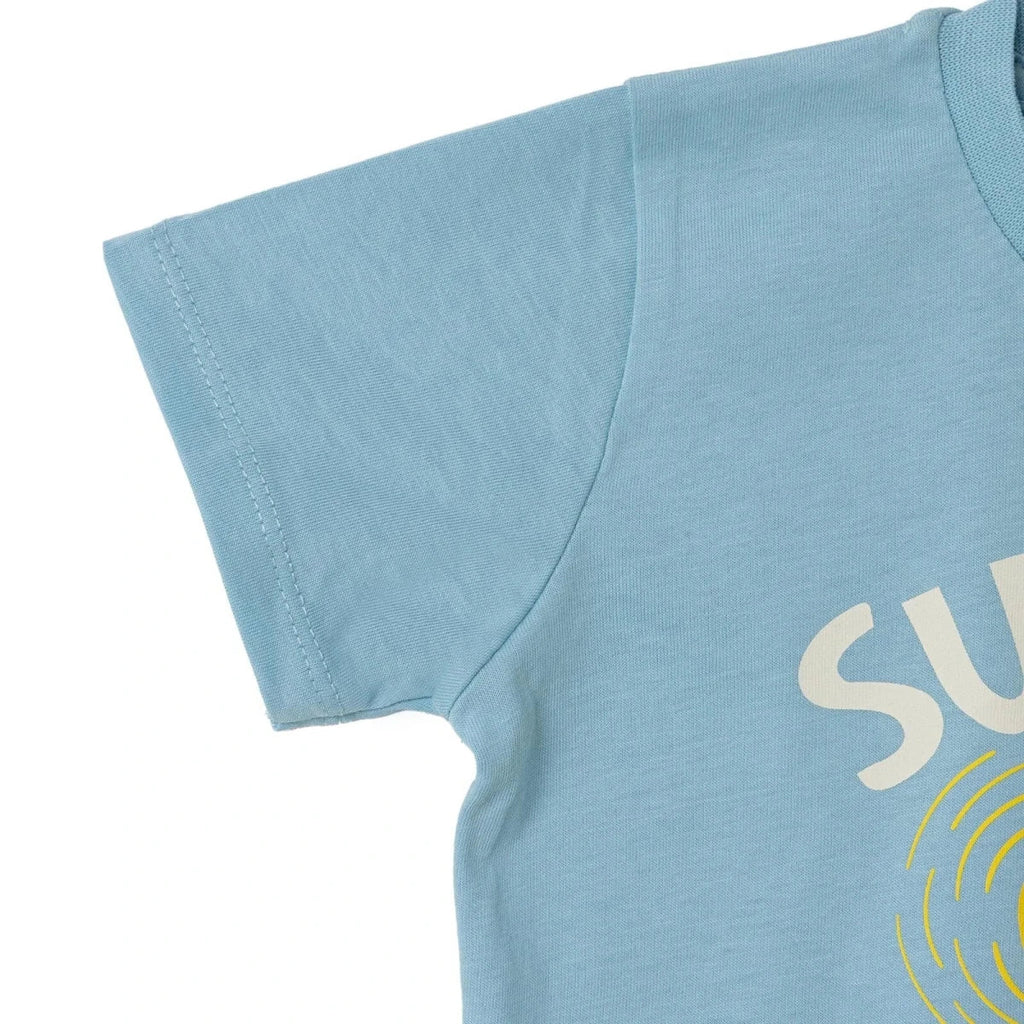 HelloBaby Short Sleeve Jersey Baby T-Shirt (3-6 Months to 3-4 Years) - Blue
