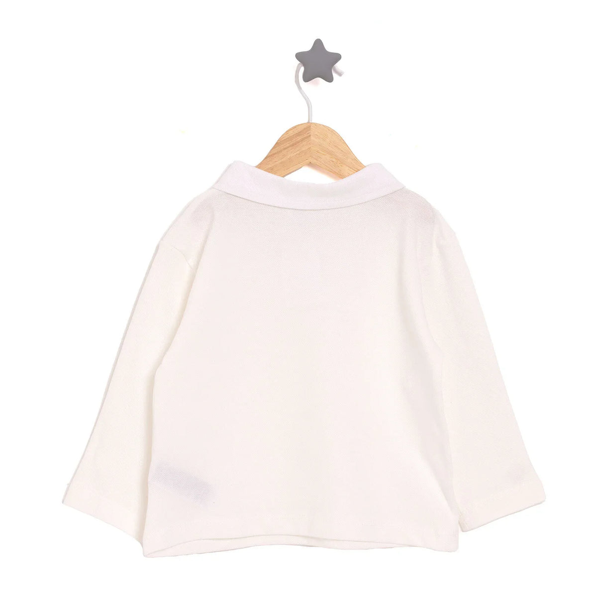 HelloBaby Polo Collar Long Sleeve Pique Baby T-Shirt (9 Months to 5 Years)