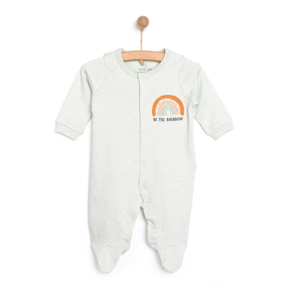 Little Life Long Sleeve Baby Sleepsuit with Feet (Newborn to 9 Months)