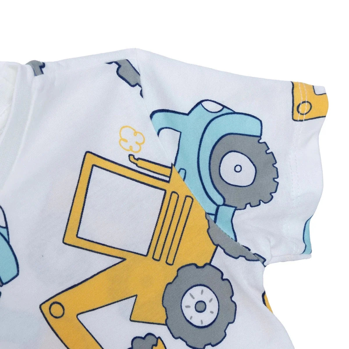 HelloBaby Short Sleeve Jersey Baby T-Shirt (6-9 Months to 4-5 Years) - White