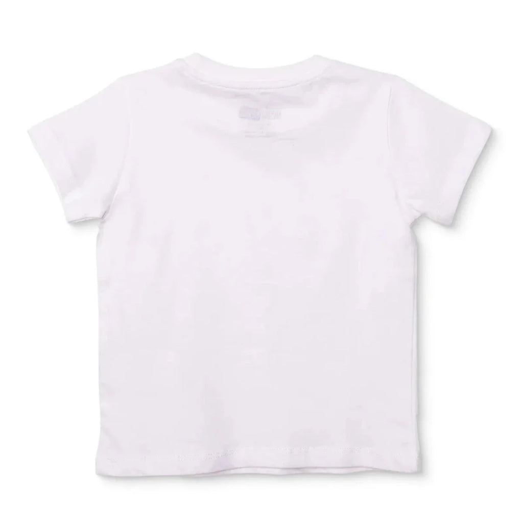 HelloBaby Short Sleeve Jersey Baby T-Shirt (3-6 Months to 4-5 Years) - White