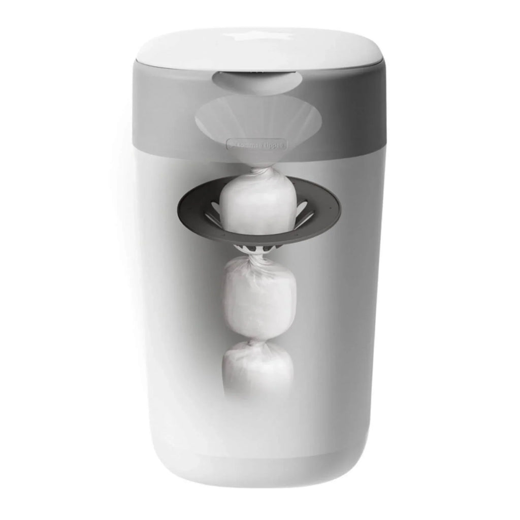 Tommee Tippee Twist & Click Nappy Disposal Tub - White