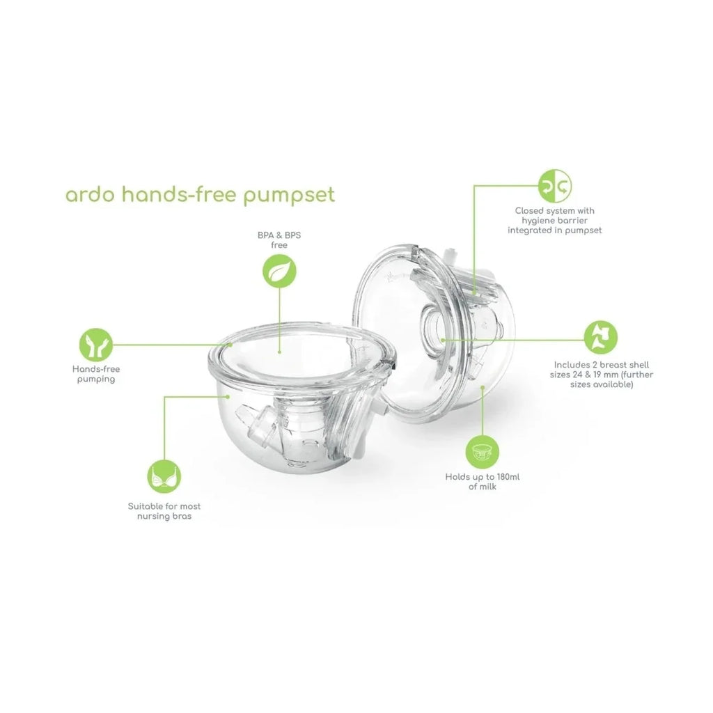 Ardo Hands Free Double Pump Set
