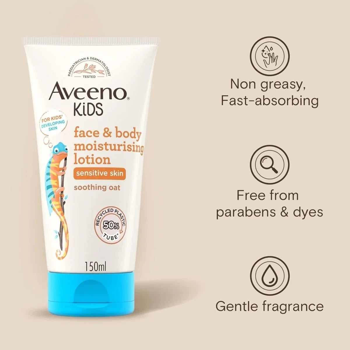 Aveeno Kids Face and Body Lotion Soothing 150ml