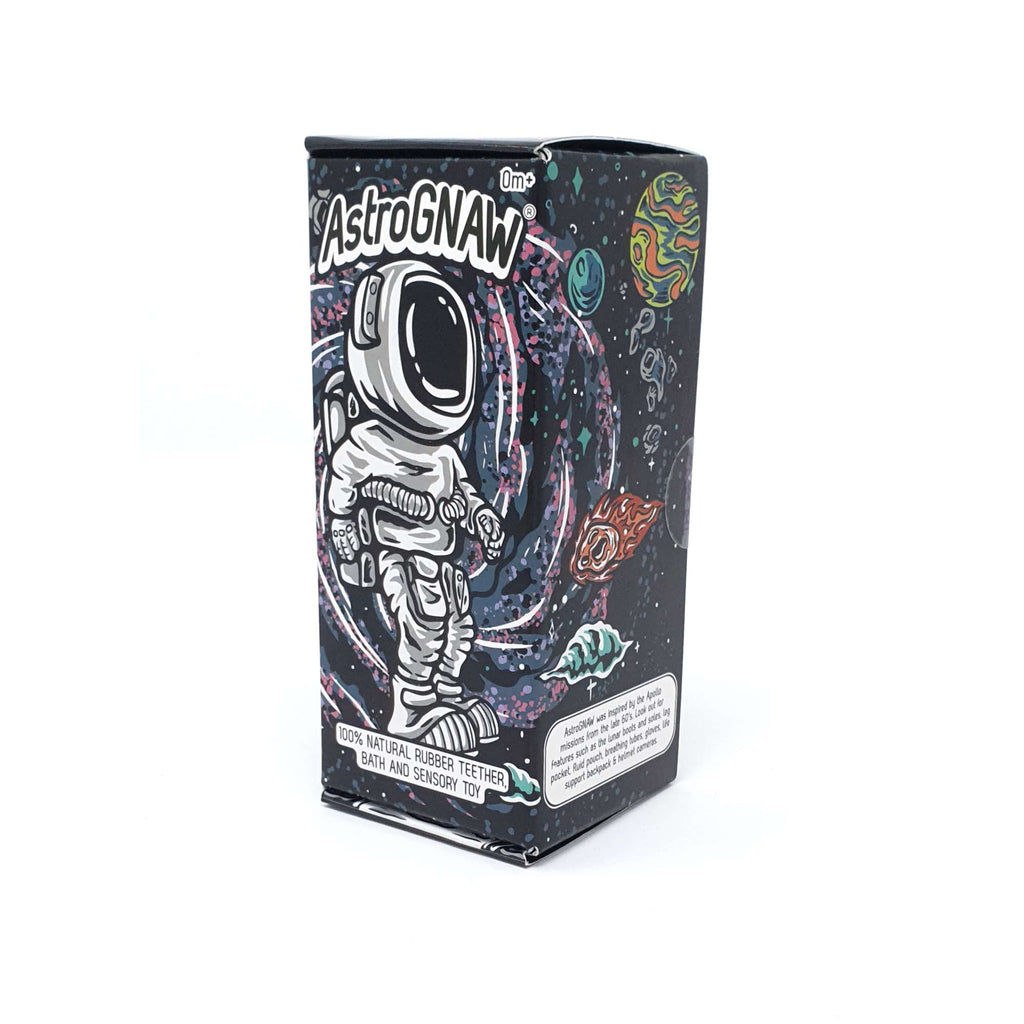 AstroGNAW® Astronaut – Natural Rubber Space Teether Toy