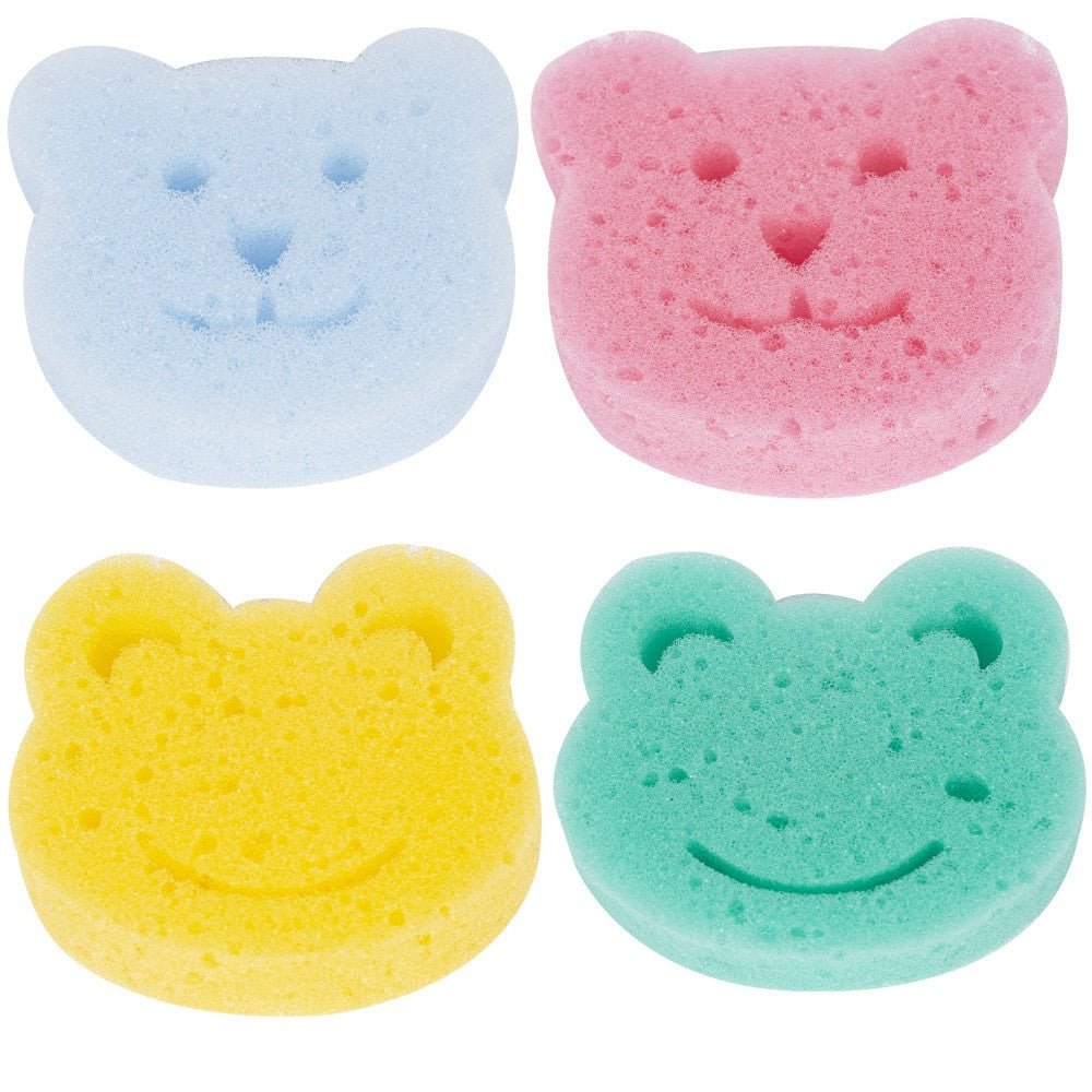 baby plus Bath Sponges 4 pcs