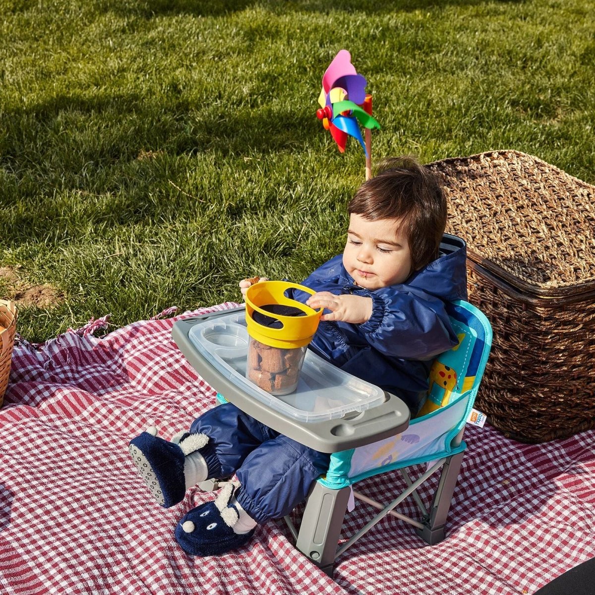 baby plus Picnic Booster Highchair - My friend Giraffe