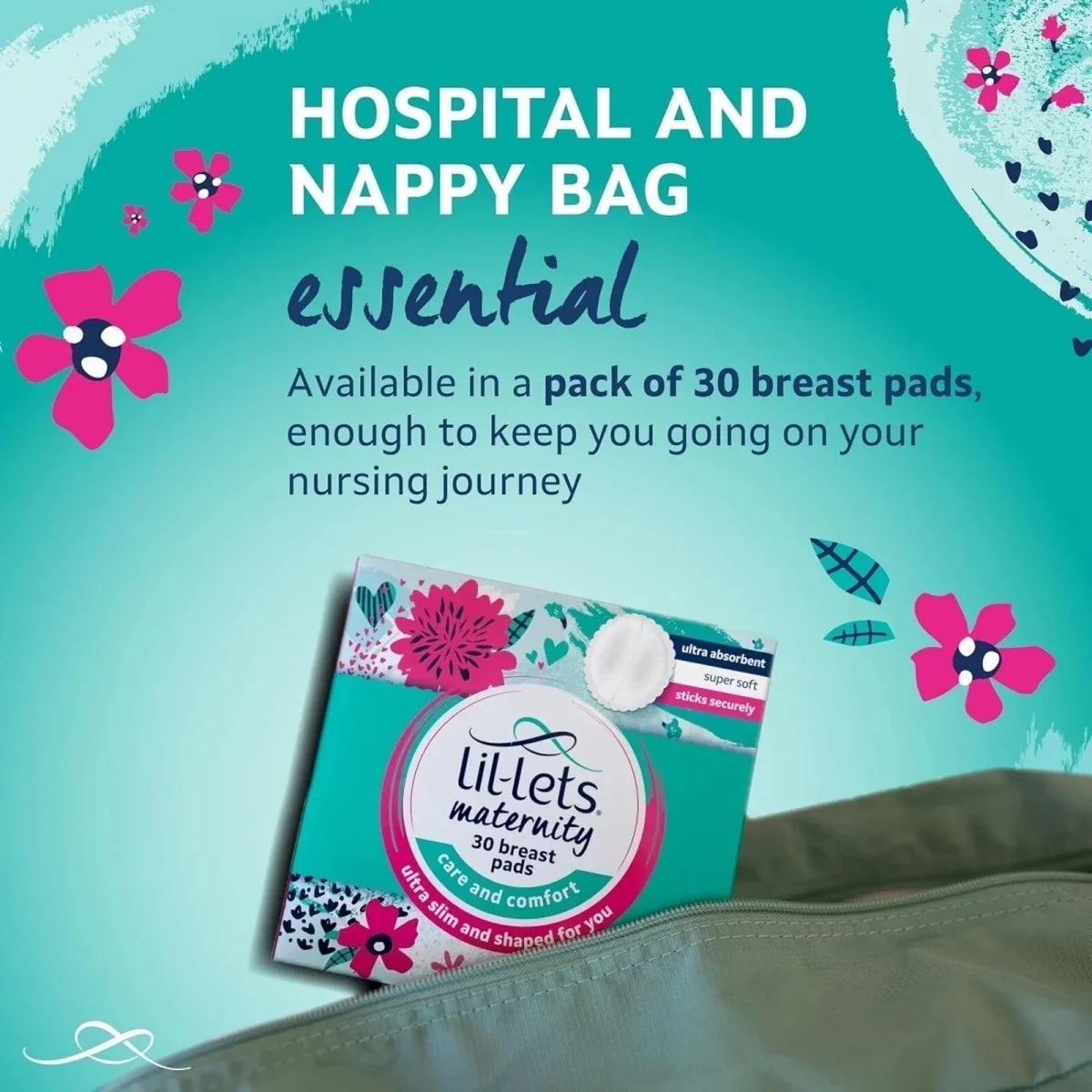 Lil-Lets Maternity Breast Pads 30 pcs