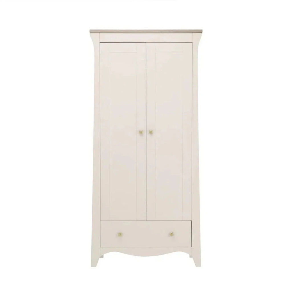 CuddleCo Clara 2 Door Nursery Wardrobe - Cashmere & Ash