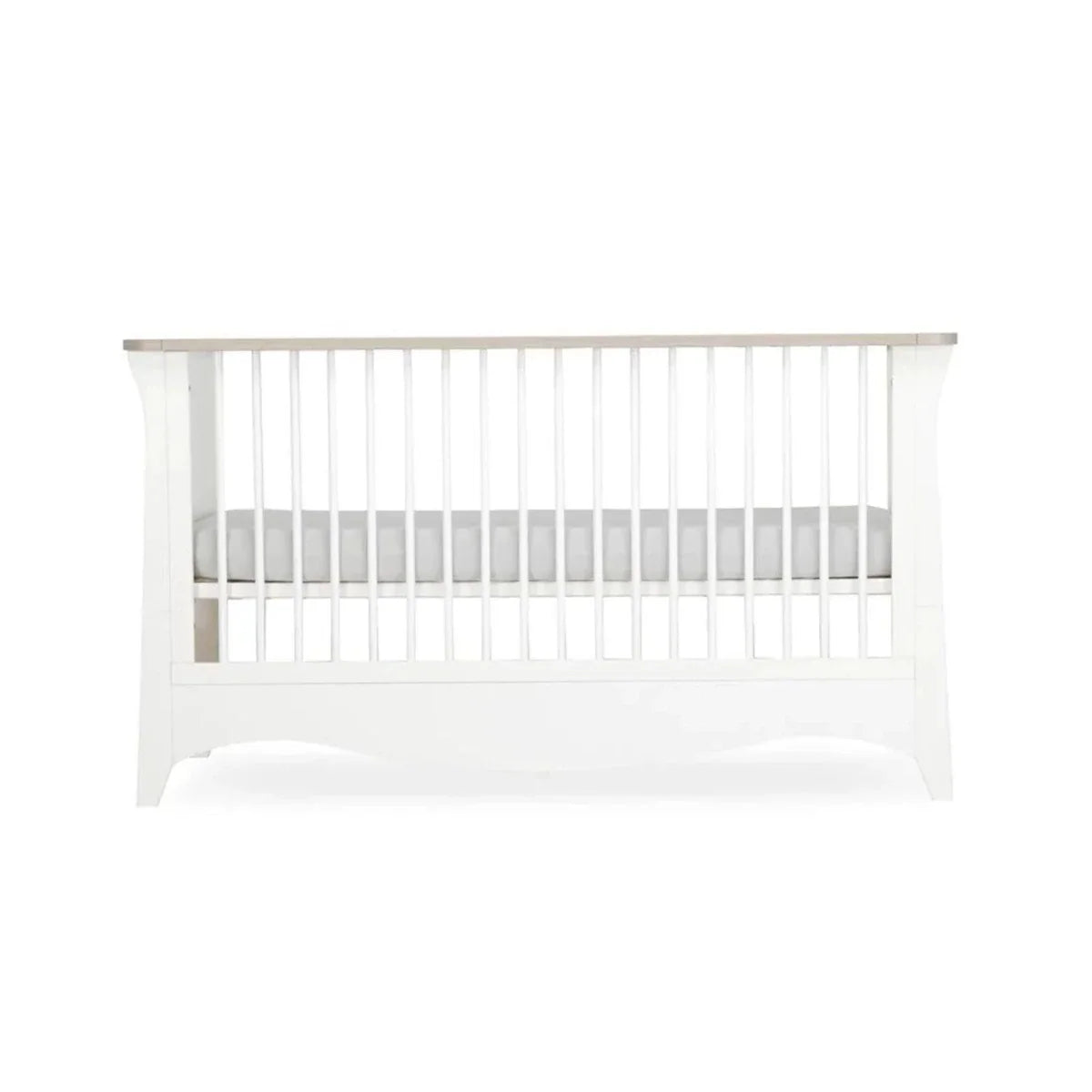 CuddleCo Clara 3 Piece Nursery Furniture Set - White & Ash