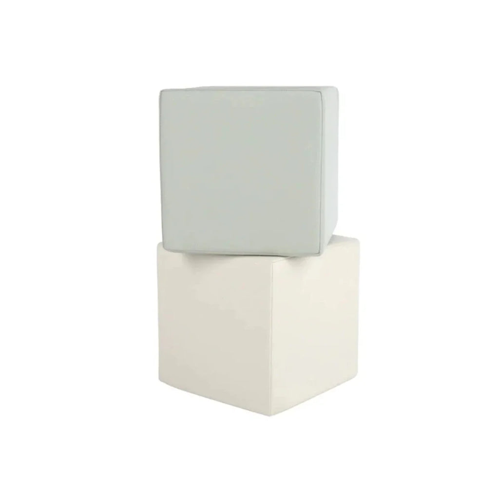 CuddleCo Soft Play Cubes 2 Piece - Sea Salt/Pebble