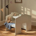 CuddleCo Play House Storage Desk with Bench - Pebble