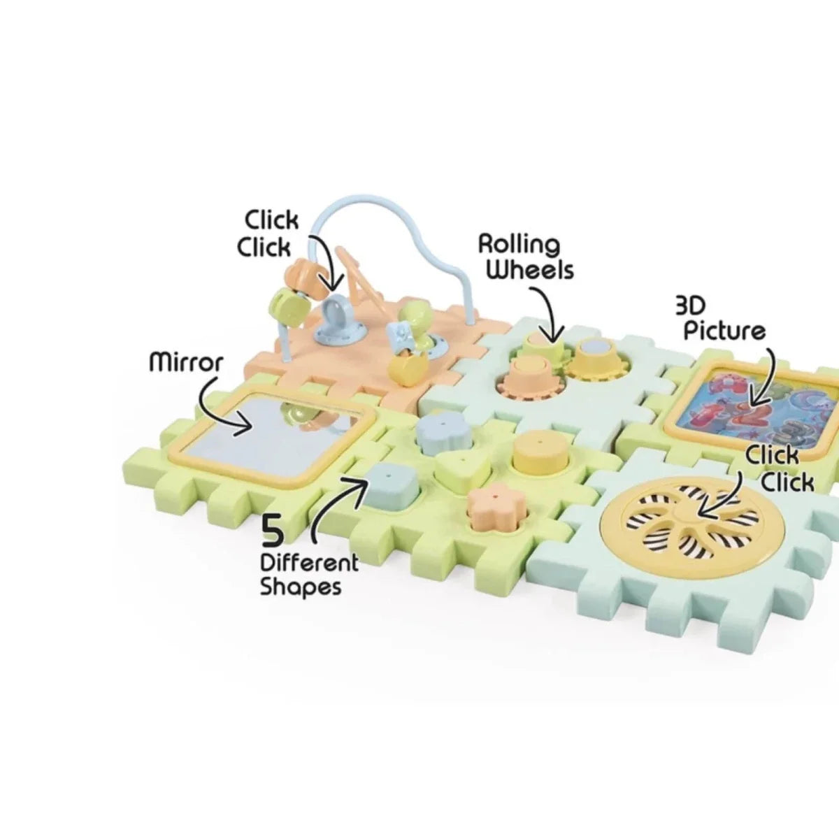 Dolu 2-in-1 Educational Activity Cube