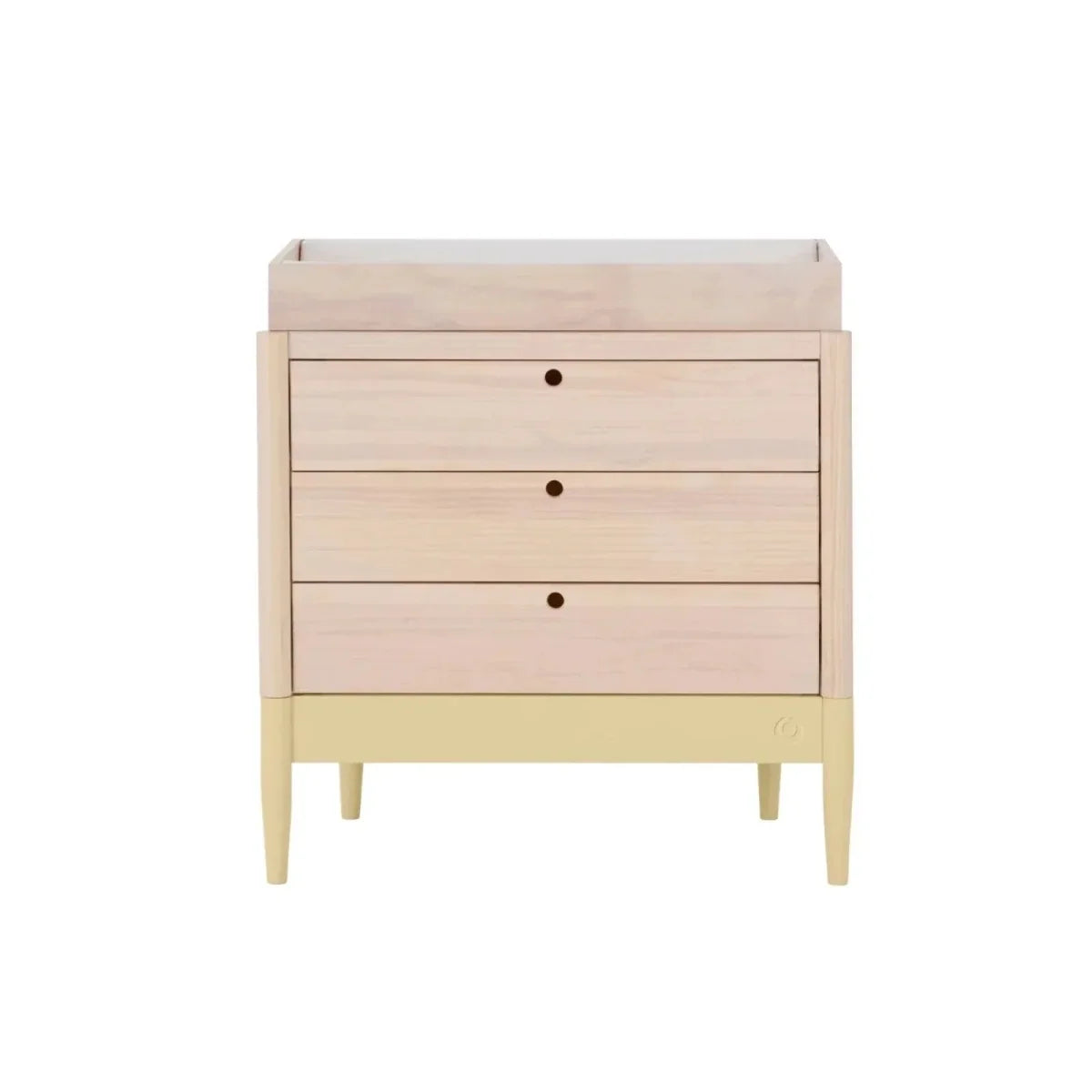 Gaia Baby Eos Dresser - Primrose Yellow/Natural Ash
