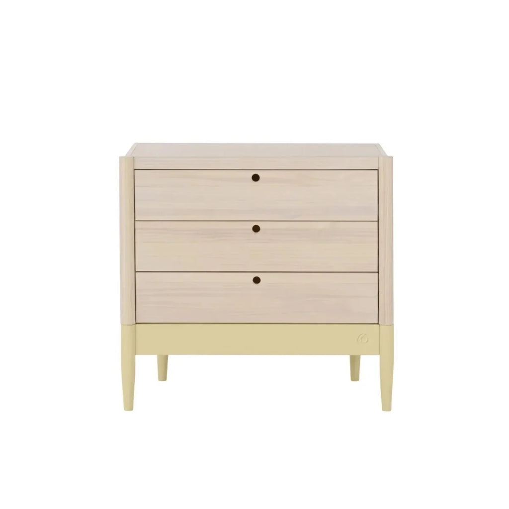 Gaia Baby Eos Dresser - Primrose Yellow/Natural Ash