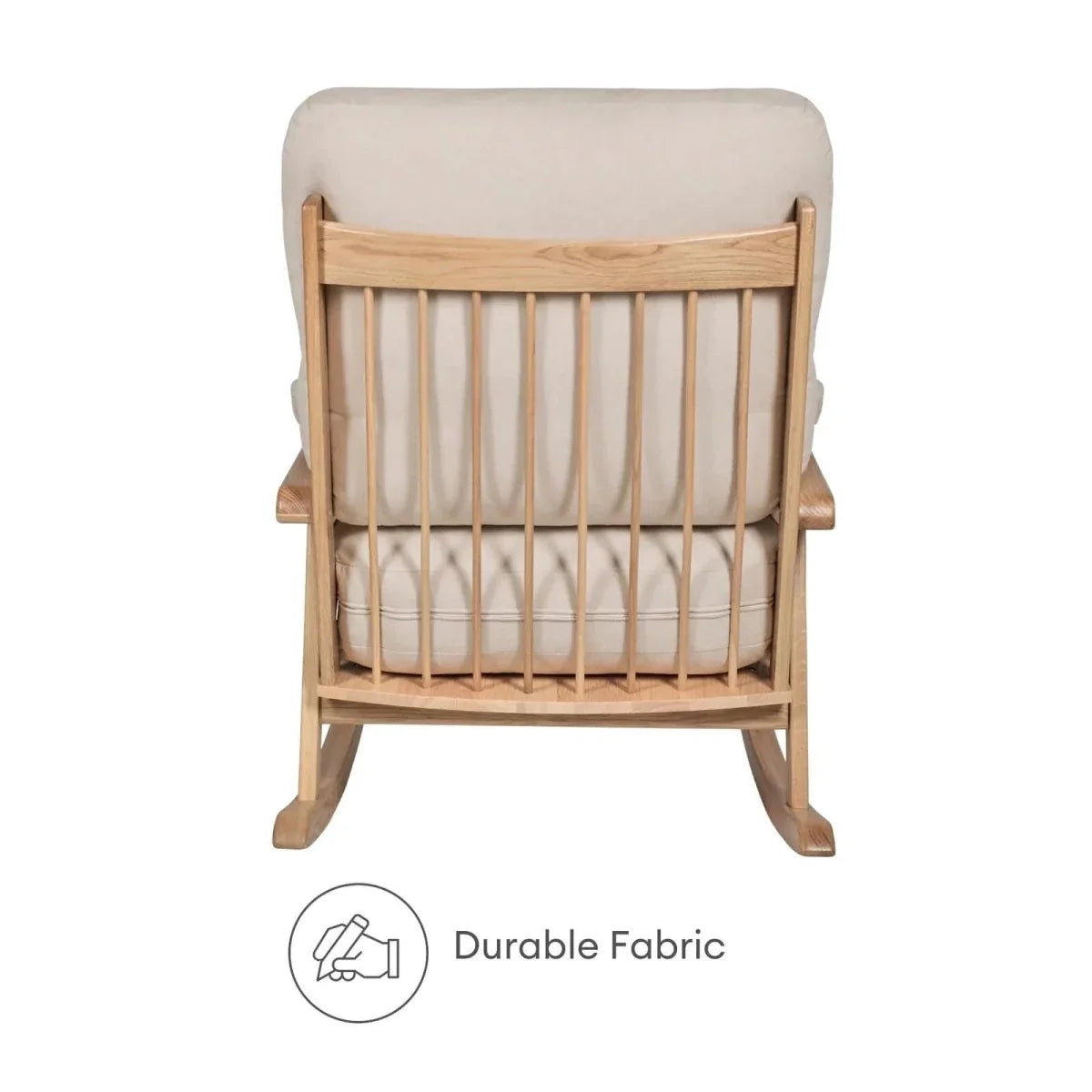 Gaia Baby Hera Rocking Chair - Natural Oak/Barley
